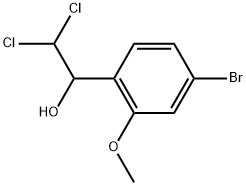 1-(4-Bromo-2-methoxyphenyl)-2,2-dichloroethanol 结构式