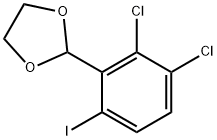 2-(2,3-Dichloro-6-iodophenyl)-1,3-dioxolane 结构式