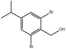 2,6-二溴-4-异丙基苄醇 结构式