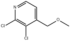 2,3-Dichloro-4-(methoxymethyl)pyridine 结构式