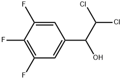 2,2-Dichloro-1-(3,4,5-trifluorophenyl)ethanol 结构式