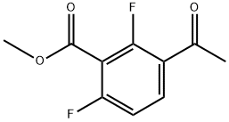 Methyl 3-acetyl-2,6-difluorobenzoate 结构式