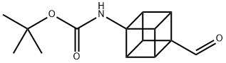 叔丁基(4-甲酰古巴-1-基)氨基甲酸酯 结构式