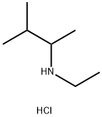 乙基(3-甲基丁烷-2-基)胺盐酸盐 结构式