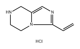 3-乙烯基-5,6,7,8-四氢咪唑并[1,5-A]吡嗪盐酸盐 结构式