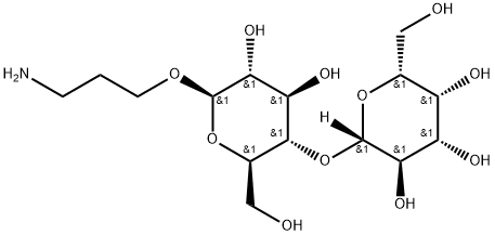 3-氨基丙基B-D-乳糖 结构式