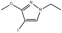 1-乙基-4-碘-3-甲氧基-1H-吡唑 结构式