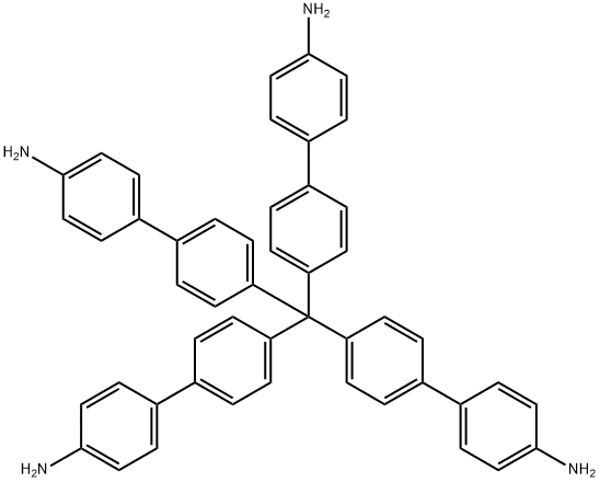 4',4''',4''''',4'''''''-甲烷四基四(([1,1'-联苯]-4-胺)) 结构式