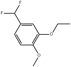 4-(Difluoromethyl)-2-ethoxy-1-methoxybenzene 结构式