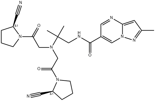 那格列汀杂质1 结构式