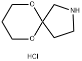 6,10-二噁-2-氮杂螺[4.5]癸烷 (盐酸盐) 结构式