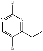 5-溴-2-氯-4-乙基嘧啶 结构式