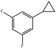 1-Cyclopropyl-3,5-difluorobenzene 结构式