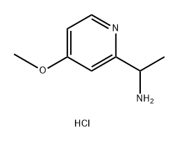 1-(4-methoxypyridin-2-yl)ethan-1-amine dihydrochloride 结构式