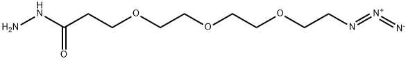 叠氮三聚乙二醇酰肼 结构式
