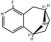 (5R,8S)-1-氟-6,7,8,9-四氢-5H-5,8-表氨基环庚[C]吡啶 结构式