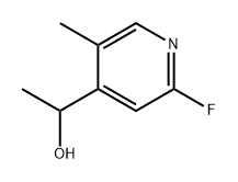 1-(2-氟-5-甲基吡啶-4-基)乙醇 结构式