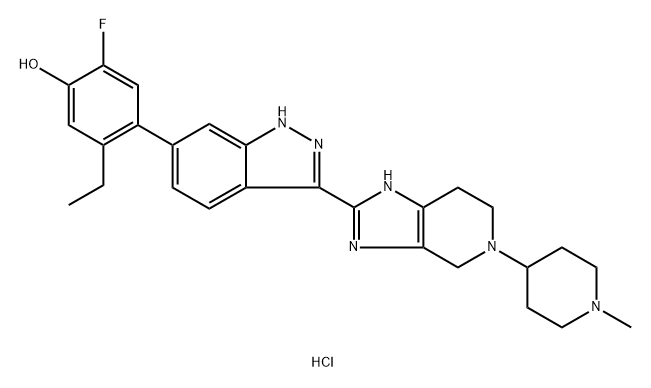 JAK-IN-5 hydrochloride 结构式