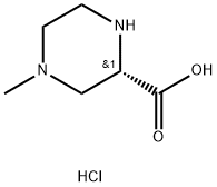 (S)-4-Methyl-piperazine-2-carboxylic acid dihydrochloride 结构式