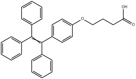 4-(4-(1,2,2-三苯基乙烯基)苯氧基)丁酸 结构式