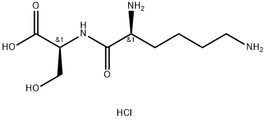 H-LYS-SER-OH · HCL 结构式