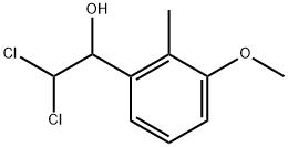 2,2-Dichloro-1-(3-methoxy-2-methylphenyl)ethanol 结构式