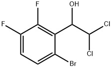 1-(6-Bromo-2,3-difluorophenyl)-2,2-dichloroethanol 结构式