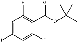 Tert-butyl 2,6-difluoro-4-iodobenzoate 结构式