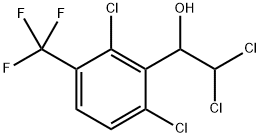 2,2-DICHLORO-1-(2,6-DICHLORO-3-(TRIFLUOROMETHYL)PHENYL)ET 结构式