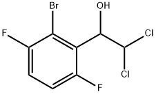 1-(2-Bromo-3,6-difluorophenyl)-2,2-dichloroethanol 结构式