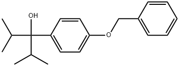 α,α-Bis(1-methylethyl)-4-(phenylmethoxy)benzenemethanol 结构式