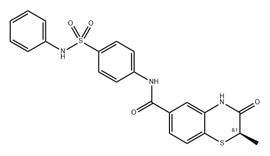 SOX11 inhibitor Compound R (SOX11i) 结构式