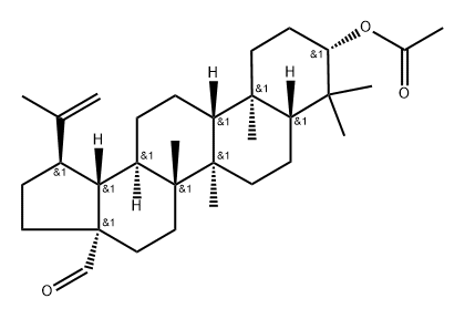 3-Acetyl Betulinaldehyde 结构式