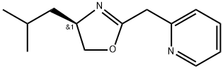 (R)-4-异丁基-2-(吡啶-2-基甲基)-4,5-二氢恶唑 结构式