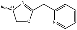 (S)-4-甲基-2-(吡啶-2-基甲基)-4,5-二氢恶唑 结构式