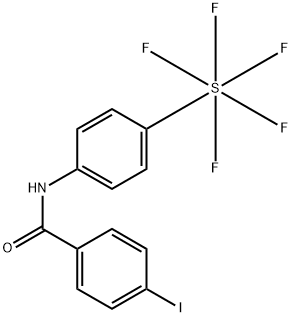 4-碘-N-(4-(五氟化硫)苯基)苯甲酰胺 结构式