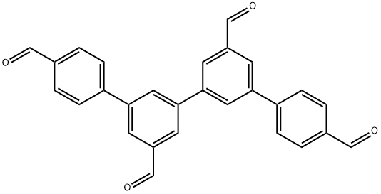 1,1':3',1'':3'',1'''-四联苯]-4,4'',5',5''-四甲醛 结构式