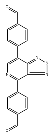 4,4'-([1,2,5]噻二唑并[3,4-C]吡啶-4,7-二基)二苯甲醛 结构式