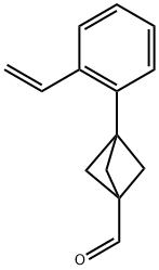 3-(2-乙烯基-苯基)-双环[1.1.1]戊烷-1-甲醛 结构式