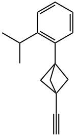 1-乙炔基-3-(2-异丙基-苯基)-双环[1.1.1]戊烷 结构式