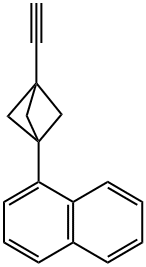 1-(3-乙炔基-双环[1.1.1]戊-1-基)-萘 结构式