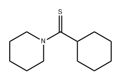 环己基- 1-哌啶基-甲硫醇 结构式
