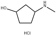 3-METHYLAMINO-CYCLOPENTANOL HYDROCHLORIDE 结构式