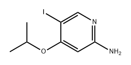 5-碘-4-异丙氧基吡啶-2-胺 结构式