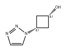 cis-3-(triazol-1-yl)cyclobutanol 结构式