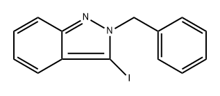 2-benzyl-3-iodo-indazole 结构式