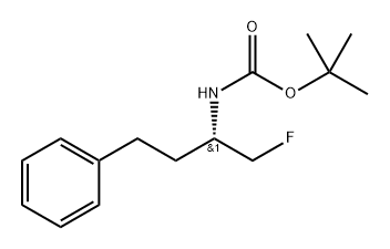 (S)-叔丁基(1-氟-4-苯基丁-2-基)氨基甲酸酯 结构式