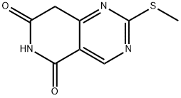 2-(甲硫基)嘧啶[4,3-D]嘧啶-5,7(6H,8H)-二酮 结构式