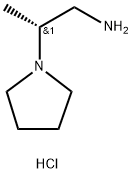 (R)-2-(吡咯烷-1-基)丙-1-胺盐酸盐 结构式