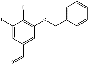 3-(Benzyloxy)-4,5-difluorobenzaldehyde 结构式